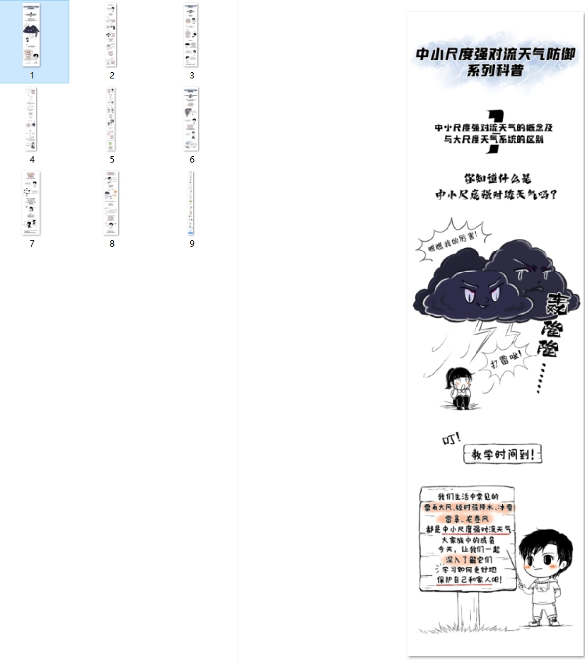一图秒懂丨中小尺度强对流天气防御图谱！
